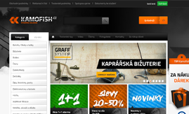 Internetová stránka www.kamofish.cz